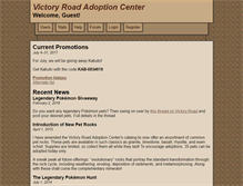 Tablet Screenshot of adopt.victoryroad.net